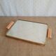 Brass top with vintage mirror