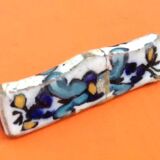 1930s 10 Knife Holders Glazed Ceramic