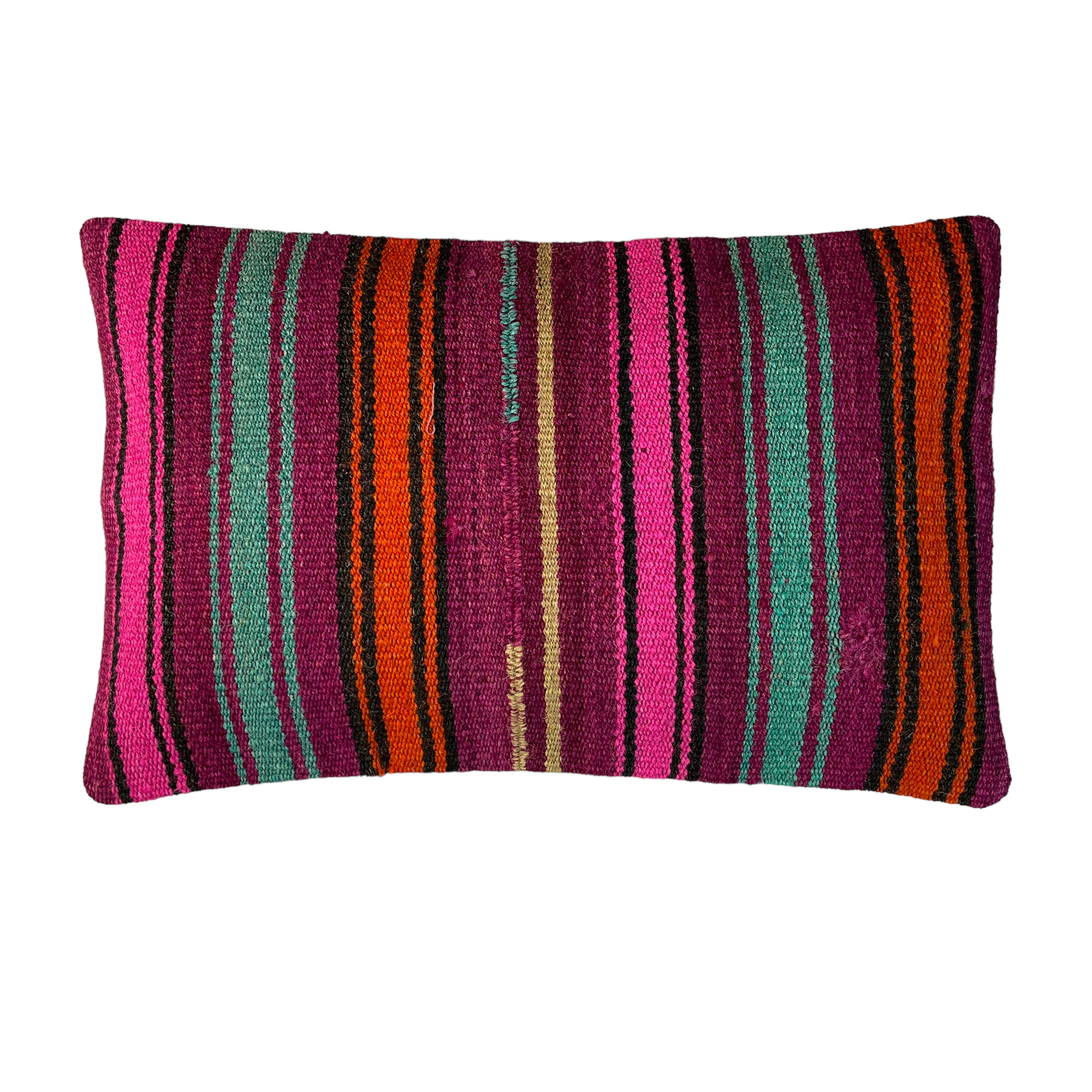 Vintage turkish kilim cushion cover 30x50cm