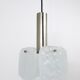 J.T. Kalmar 2x Suspension with frosted glass panels, Austria, 1960s