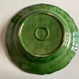 Glazed clay dish Biot verte XXL 1960