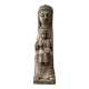 Statuette Vierge à l’enfant en pierre