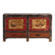 Antique buffet painted in elm – China, circa 1950