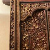 Indochinese temple frame and door
