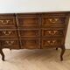 Classic style brown wooden chest of drawers