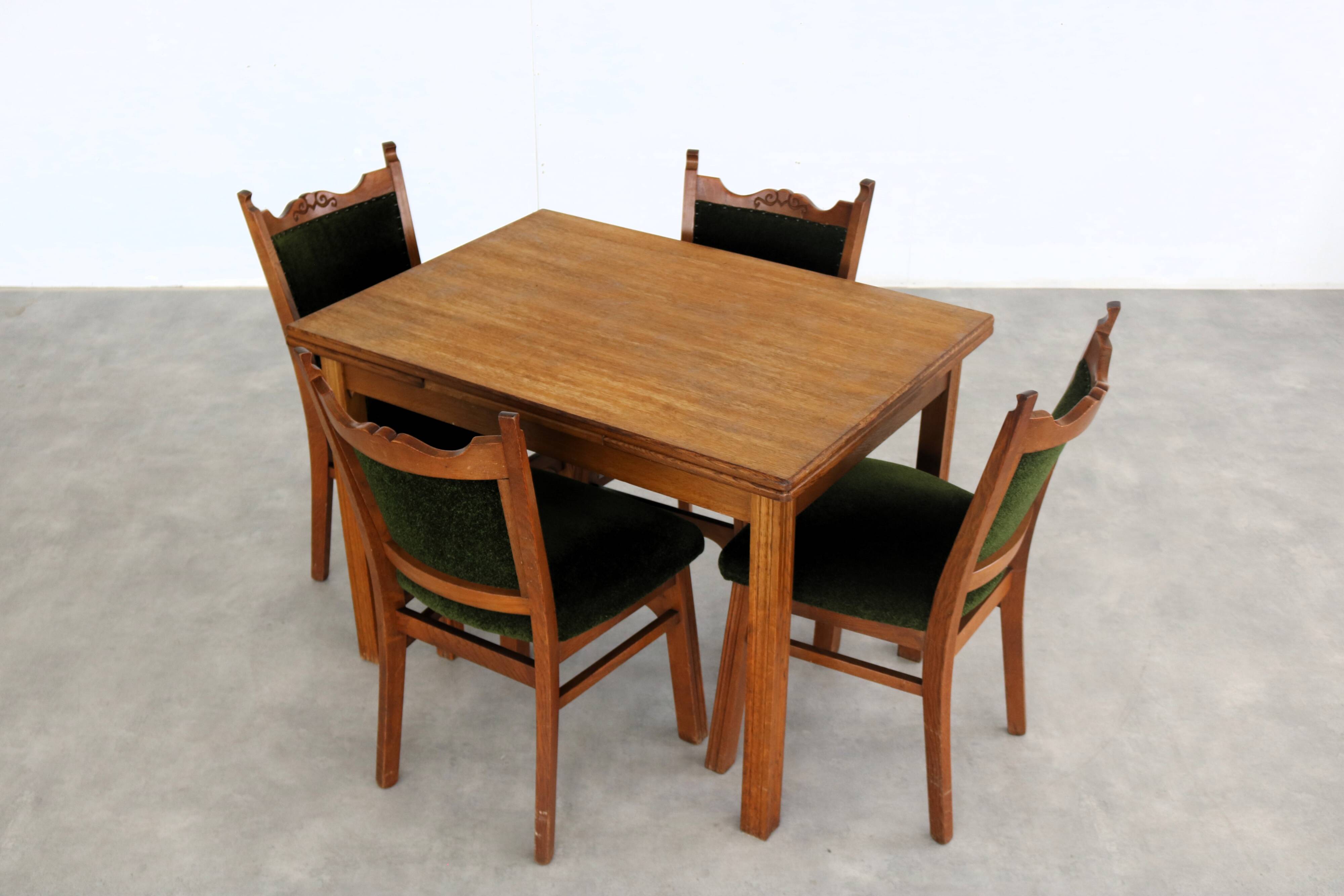 Art Deco dining table | table | 1970s | extendable