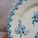 Antique Gien plate model Chardon Terre de Fer