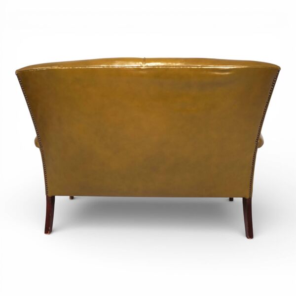 Canapé deux places en cuir vert mousse Froxfield de Parker Knoll, 1960