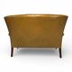 Two-seater green foam leather sofa Froxfield by Parker Knoll, 1960.