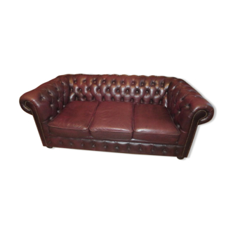 Canapé style chesterfield 3 places
