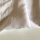 Pillowcase 19th century house at bellows in linen thread