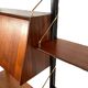 Vintage wall unit with two desks by Louis van Teeffelen for Wébé, 1950s