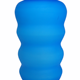 Pair of blue satin vases, vintage Murano glass