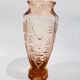 Pink glass vase