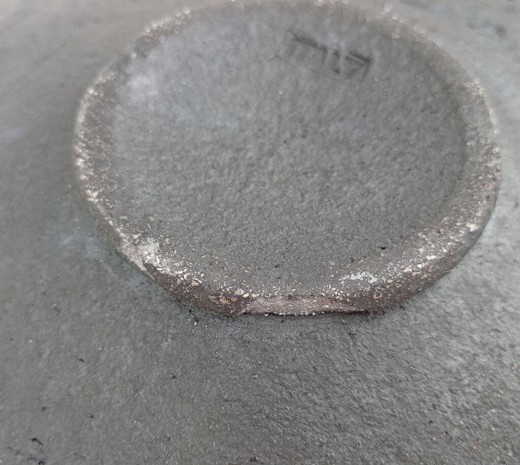 Vintage Italian Raku Ceramic Plate