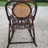 Rattan rocking-chair