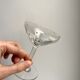 Set of 9 champagne coupettes engraved 40-50 years