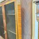Directoire style display cabinet with two doors