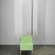 Bauhaus Czech Green Vanity Table with Mirror and Chrome Frame, 1930s