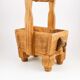 Indian wooden elephant pot cache 40s