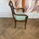 Fauteuil barrette Louis philippe