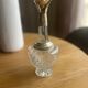 Antique jug / decorative carafe in cut glass and silver-plated metal