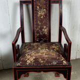 Fauteuils chinois broderie de soie