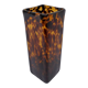 Amber Murano glass vase