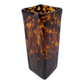 Amber Murano glass vase