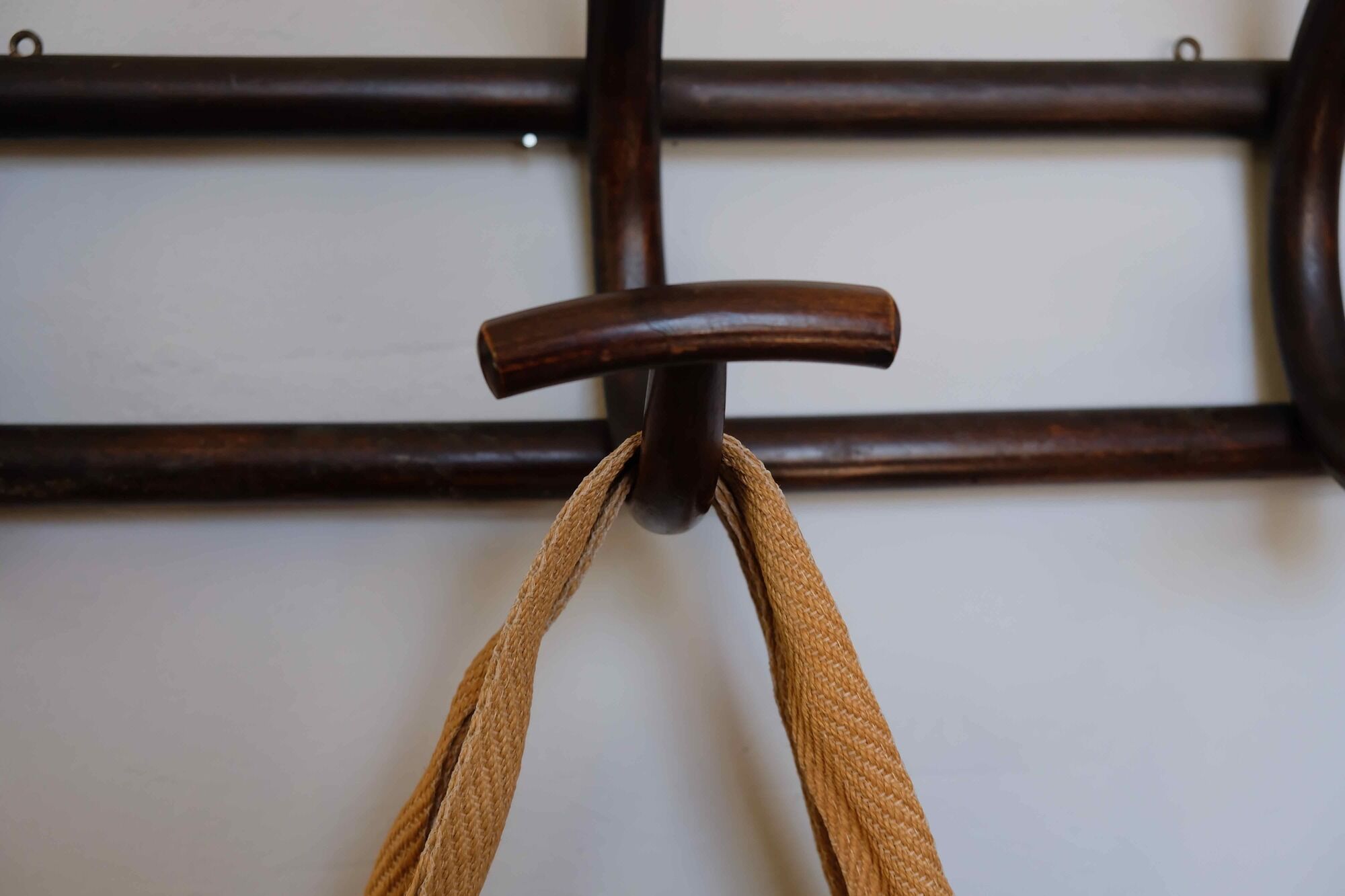 Peg of turned wood, signed manufacturing Fischel - end XIX