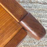 Vintage elm bedside table