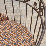 Conversation, 2-seater wrought iron bench