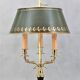 Empire style bronze hot water bottle lamp "Col de Cygnes"