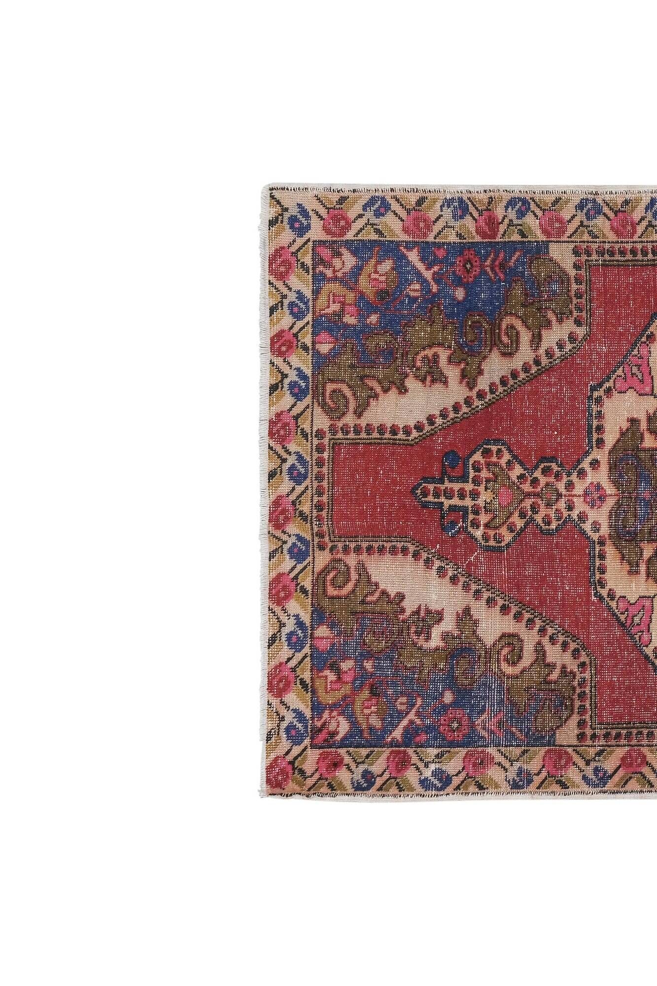Vintage Turkish Oushak rug 135x220 cm