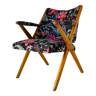 1960s vintage floral armchair