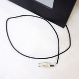 Infinite mirror with black metal frame - Italy