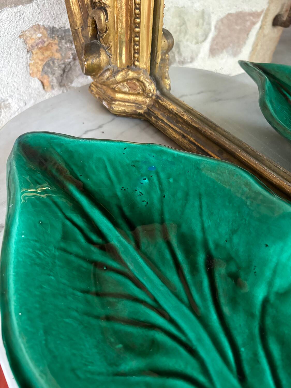 Vallauris leaf pocket empty dish