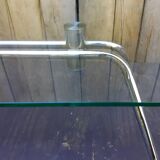 Table basse acier et verre