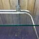 Table basse acier et verre