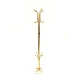 Vintage marble Hollywood Regency coat rack made in the 1970s