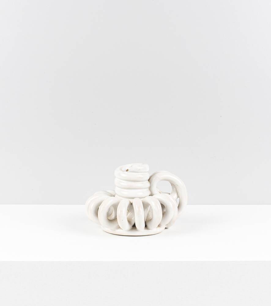 Vintage ceramic candle holder, circa 1950