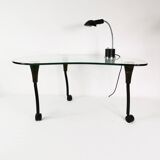 Table basse postmoderne en forme de rein, Allemagne, années 1980.