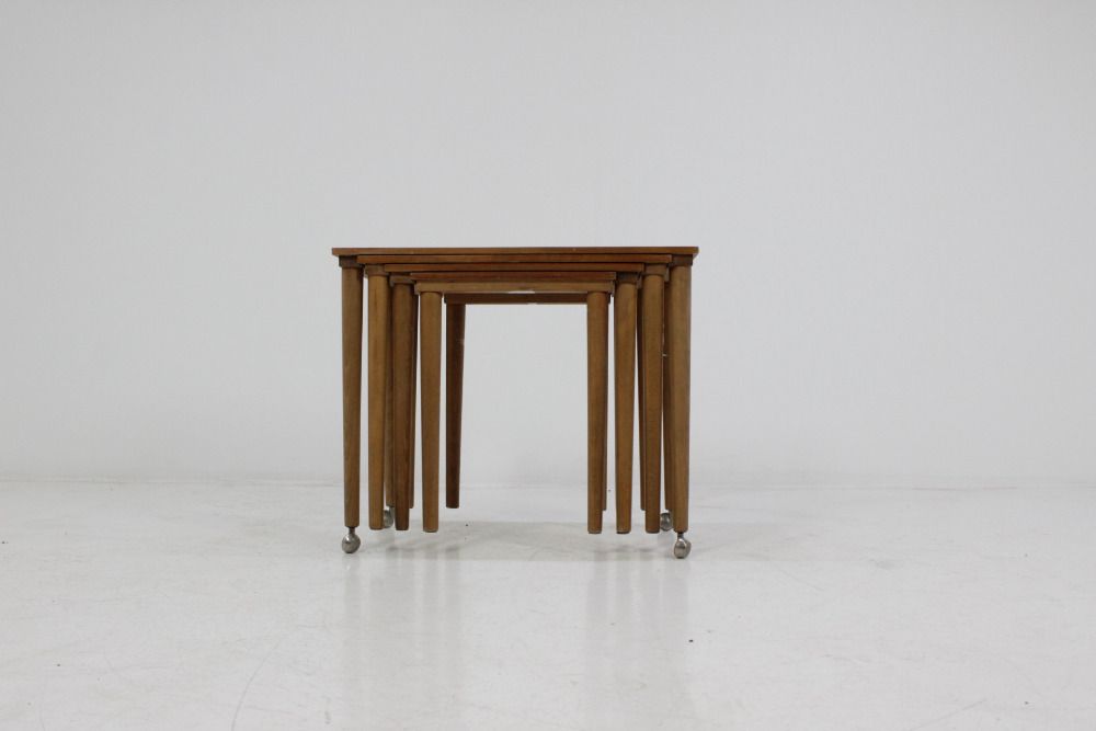 Tables pull out mid-century Scandinavia teak