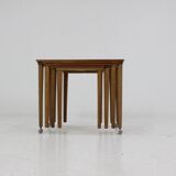 Tables pull out mid-century Scandinavia teak