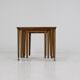 Tables pull out mid-century Scandinavia teak