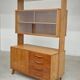 High sideboard, wooden display cabinet by Frantisek Jirak – 1960