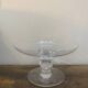 Footed coupe Daum France in signed crystal – Vintage centrepiece
