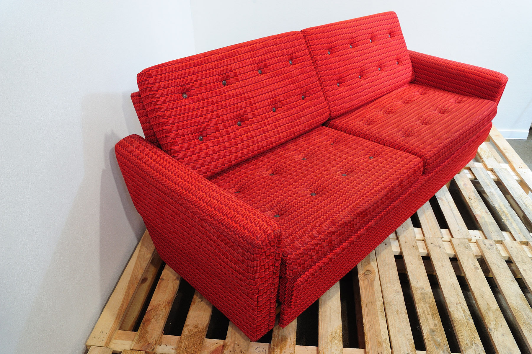 Ensemble de salon vintage bloc de l’Est, Tchécoslovaquie, années 1970