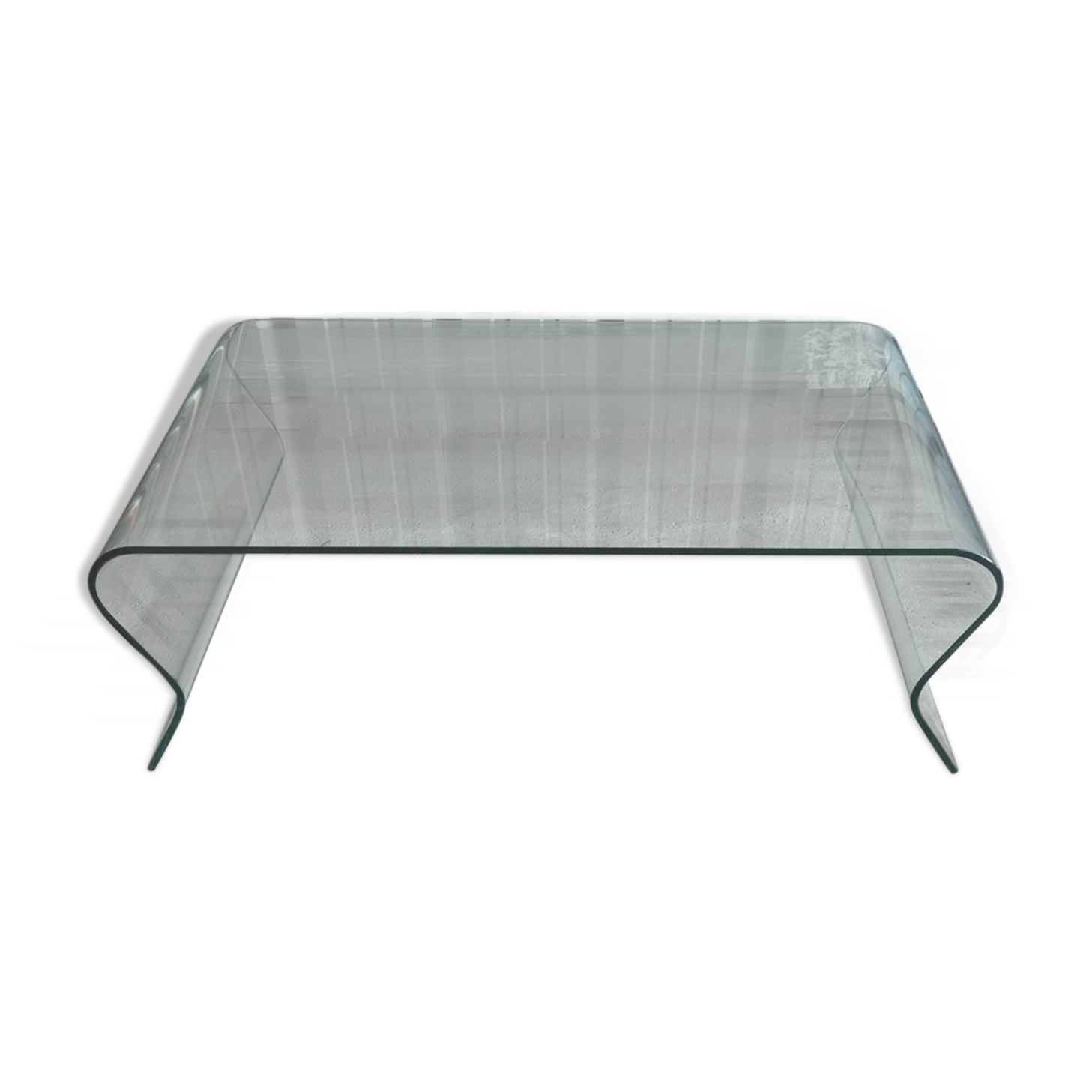 Glass coffee table