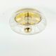 Mid-Century 'Donut' Glass Wall Light or Ceiling Light from Doria, 1960s
